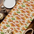 thumbnail image 2 of Hello Fall Table Runner, Autumn Thanksgiving Kitchen Dining Table Decoration for Home Party Decor 13x72 Inches, 2 of 9