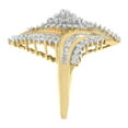 thumbnail image 5 of 10kt Yellow Gold 1ct TDW Diamond Cocktail Ring (H-I,I1-I2), 5 of 8