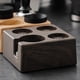 thumbnail image 5 of Soporte para Estación de Apisonamiento de Café, Portafiltros de 51 mm, 54 mm y 58 mm para Accesorios de Espresso, con Veta de Madera Oscura., 5 of 5