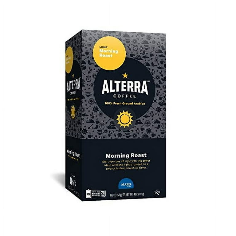 Alterra Morning Roast Coffee Freshpack, Morning Roast, 0.28 oz Pouch, 100/Carton Alterra Morning Roast Coffee Freshpack, Morning Roast, 0.28 oz Pouch, 100/Carton
