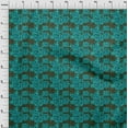 thumbnail image 3 of oneOone Polyester Spandex Aqua Blue Fabric Animal Skin Fabric For Sewing Printed Craft Fabric By The Yard 56 Inch Wide-R8P, 3 of 4