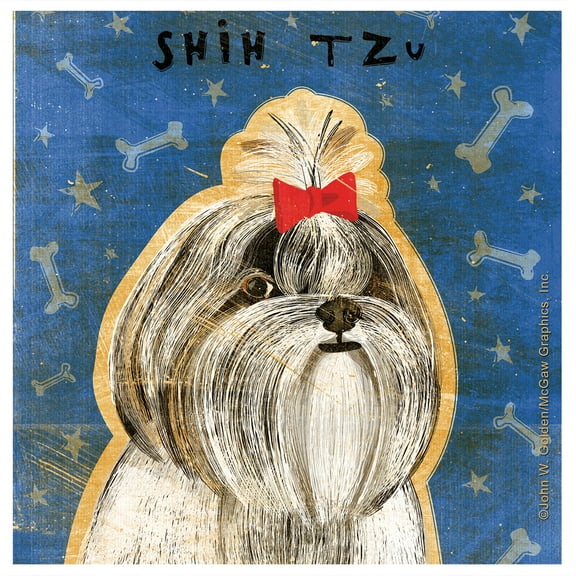 Thirstystone Occasions Drink Coasters, Set, Shih Tzu