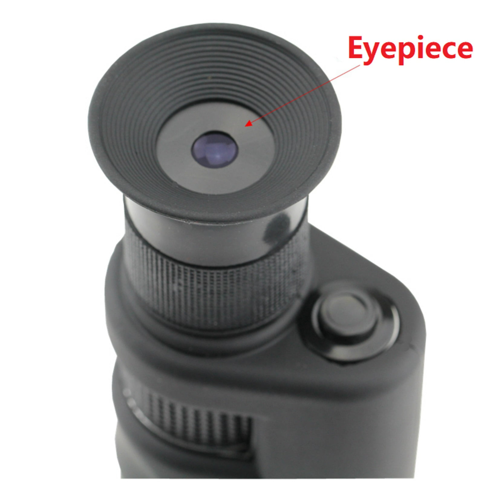 200x Handheld Fiber Optic Microscope Inspection Tool with 1.25mm/ 2.5mm Adapter, Fiber Cable Microscope Detector