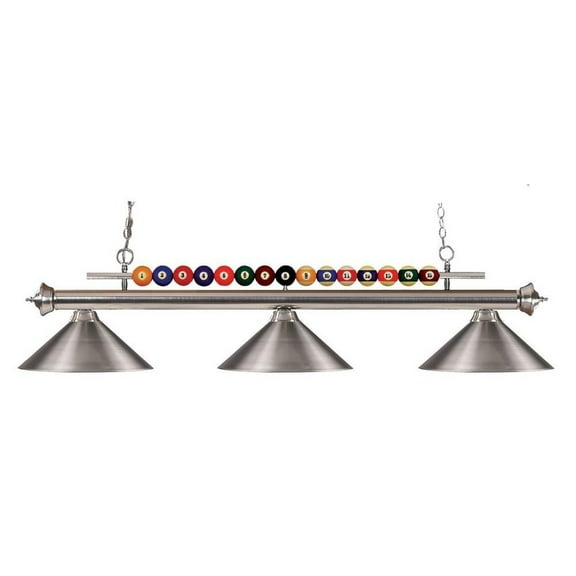 -3 Light Island/Billiard in Billiard Style-14 inches Wide By 15 inches High Bailey Street Home 372-Bel-1176651