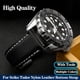 thumbnail image 2 of Correa de reloj de lona de nailon de 20 mm, 21 mm y 22 mm con base de cuero para Seiko No. 5 Water Ghost Citizen BM8475 Tudor Black Shield Bracelet, 2 of 5