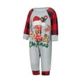 thumbnail image 3 of wsevypo Matching Family Christmas Pajamas Set Women Men Holiday Sleepwear Soft Nightwear Xmas Pjs Clothes Kid, 3 of 6