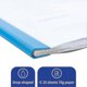 thumbnail image 5 of 10 Pack Sliding Bar Clear Report Covers, Transparent Resume Presentation File Folders, 5 of 5