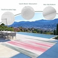 thumbnail image 4 of Outdoor Rug 3x5 ft Pink Grey Paint Waterproof Outdoor Patio Rug Mat Non Slip Outside Area Rugs Carpet for RV,Camping,Porch,Deck,Pool,Balcony,Backyard, Abstract Art Texture, 4 of 9