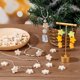 thumbnail image 2 of 150 cuentas de madera con forma de estrella, cuentas de madera natural, cuentas espaciadoras con forma de estrella de cinco puntas, cuentas de madera sin terminar., 2 of 5