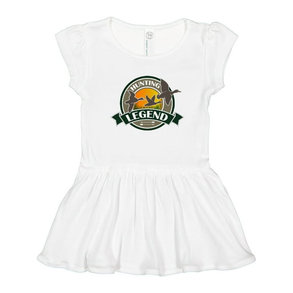 Inktastic Duck Hunting Legend Girls Toddler Dress