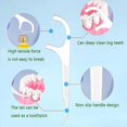 thumbnail image 5 of Ultralight Dental Floss Picks Case-Storage 10 Count Professional Shred Resistant Flossers-Superfine Toothpicks Sticks-Best Dental Oral Care Tools for Adults(Pink), 5 of 16