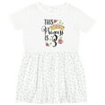thumbnail image 3 of Inktastic This Princess is Three Third Birthday Girls Toddler Dress, 3 of 5