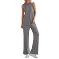 thumbnail image 2 of Conjunto Deportivo PRETTYGARDEN Mujer 2 Piezas Suelto Gris Oscuro Talle S, 2 of 8