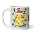 thumbnail image 5 of Mouse pad, Taza 11 Oz y Posavaso SVART diseño Pokemon Pikachu Feliz navidad MD4, 5 of 5