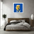 thumbnail image 3 of Stephen Chambers 26x26 White Modern Wood Framed Wall Art Titled - Zelenskyy 4, 3 of 6