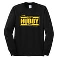 thumbnail image 2 of Wild Bobby,The Best Hubby in The Galaxy, Father's Day, Men Long Sleeve Shirt, Black, 3XL, 2 of 3