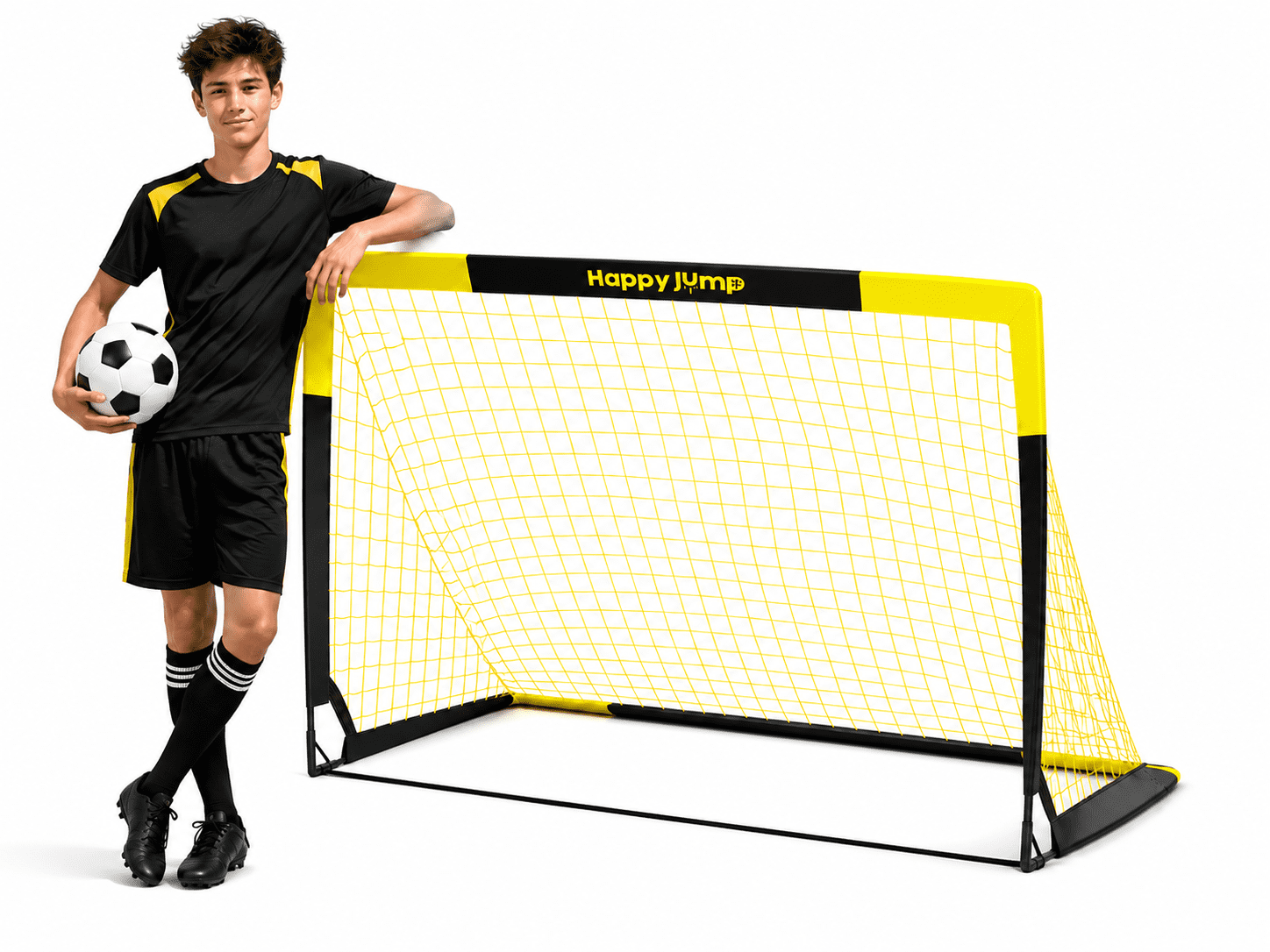 VAVACAVA, Soccer Goals, 4'x3' Portable Set, 2 Nets, 2 Balls, Cones
