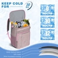 thumbnail image 3 of Vintage Floral Rustic Print Cooler Bag - 20L Soft Cooler with Durable Oxford Exterior, Great for Camping, 3 of 6