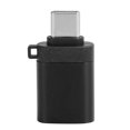 thumbnail image 1 of Adaptador USB3.0 hembra a tipo C Sincero Carga de datos Cabezal elástico OTG negro, 1 of 9
