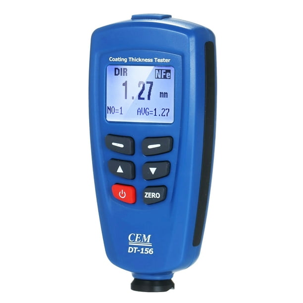 CEM DT156 LCD Coating Thickness Tester Fe/NFe Paint Thickness Gauge