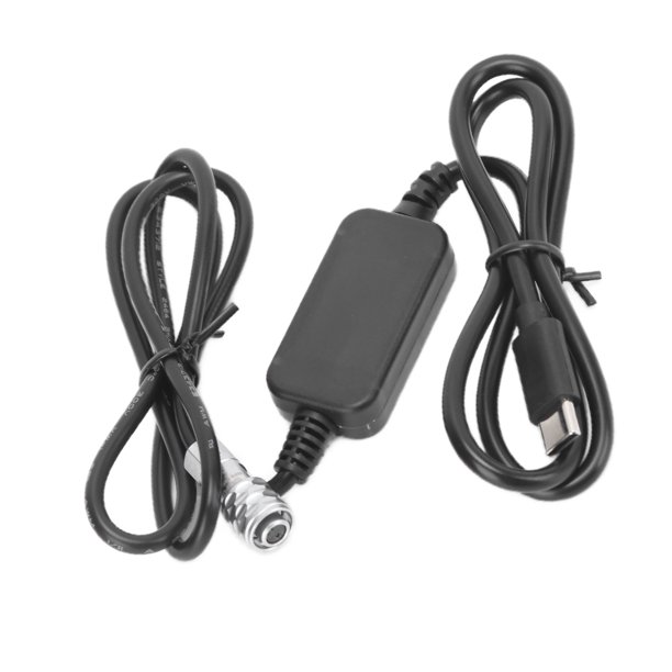 USB PD To BMPCC Cable, Rapid Stable Transmission Camcorder Power Cable Gold Plated Pin Highly Conductive Wire 3.67ft Length For Blackmagic 4K/6K Movie Camera ANGGREK USB PD to BMPCC Cable