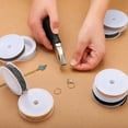 thumbnail image 4 of WRISTBIQUE 8 Rolls Diy Jewelry Making Iron Jewelry Making Chains Assorted Color 300X0.2Cm, 4 of 8
