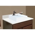 thumbnail image 7 of Transolid VT42.75x22-1RV-3A-A-W-1 42.75 in. D Quartz Vessel Vanity Top with Single Hole and Rectangular Vessel Sink, Milan White, 7 of 7