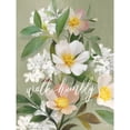 thumbnail image 3 of House Fenway 12x14 Black Modern Framed Museum Art Print Titled - Walk Humbly Floral, 3 of 5