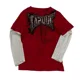 thumbnail image 1 of Camiseta de manga larga Y2K para hombre y mujer, camisa de gran tamaño con cuello redondo, ropa gótica informal, Tops de calle, color rojo, Hip Hop, nueva, 1 of 3