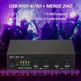 thumbnail image 3 of UM4X4 USB MIDI Interface 4 IN /4 Out 64 MIDI Channels 4i4o + Merge 2i4o MIDI Box 4X4, 3 of 5