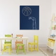 thumbnail image 3 of Stupell Industries Contemporary Basketball Lines Contour Canvas Art, 30 x 40, by Marcus Prime, 3 of 8