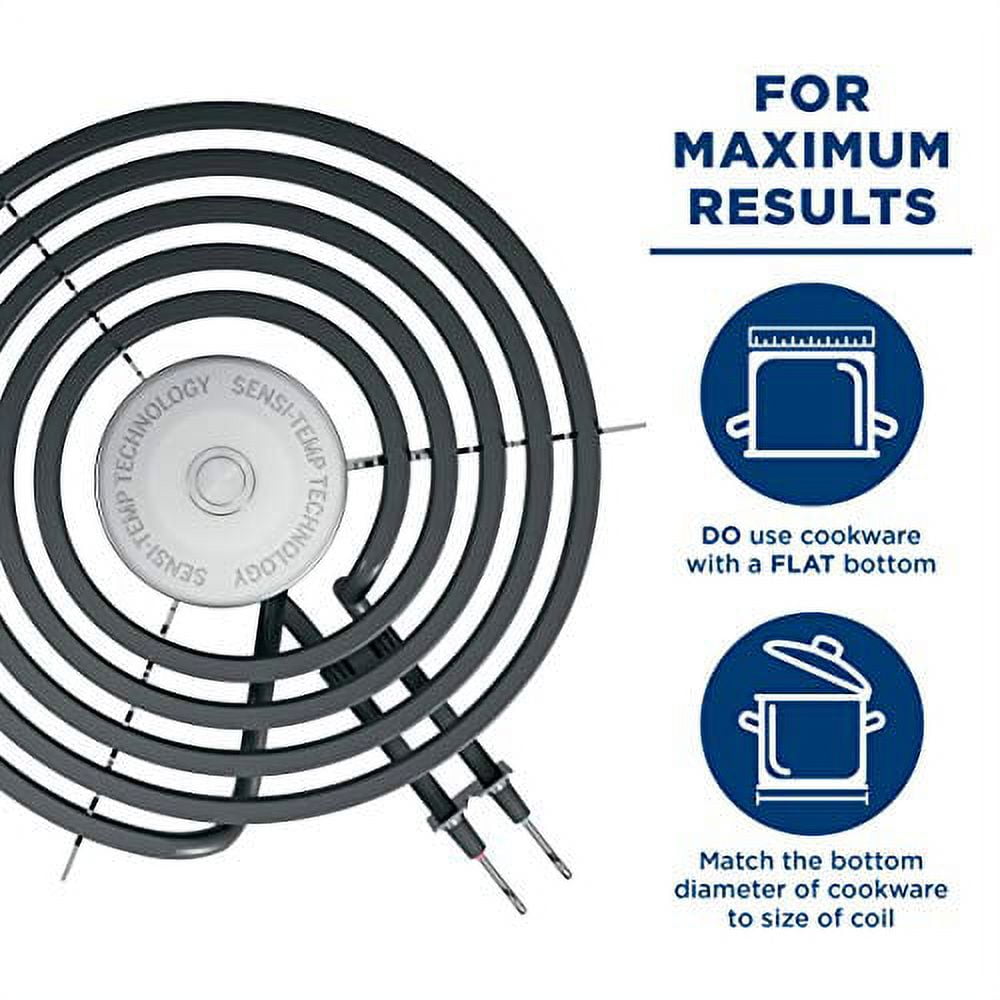 GE Appliances & Hotpoint 6”Electric Range Burner Element Sensi-Temp Coil, WB30X31058