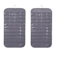 thumbnail image 2 of Birdeem Jewelry Hanging Non-Woven Organizer Holder 80Pockets Curved Print, 2 of 5