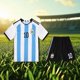 thumbnail image 4 of Camiseta de fútbol numerada para niños Samsung Argentina Portugal n.° 7, uniforme deportivo para jardín de infantes, 4 of 6