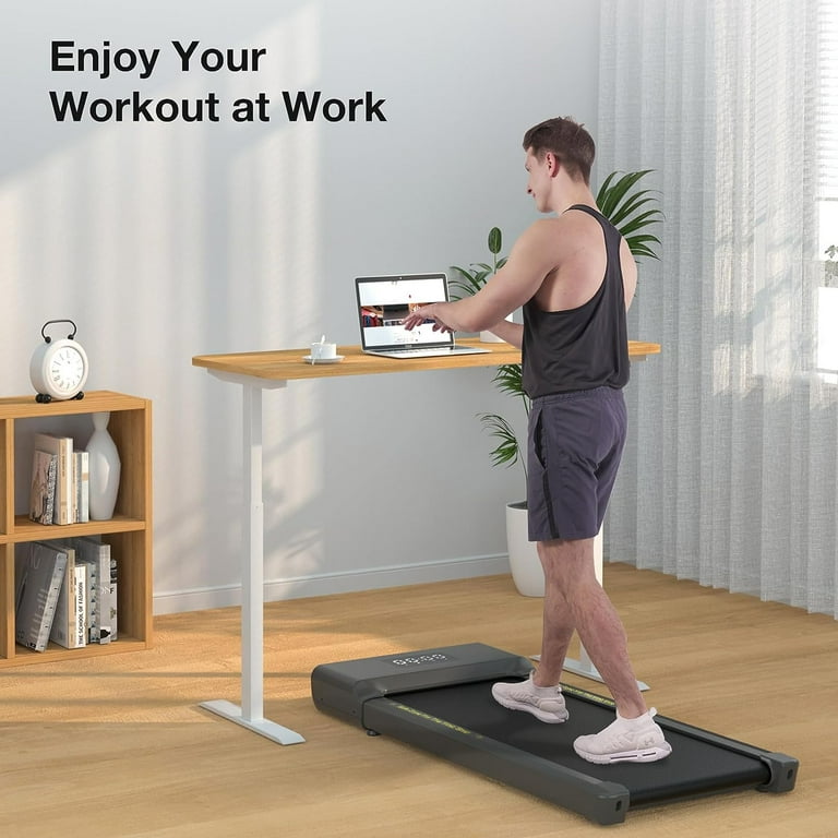 Dpforest 2.5HP 40*16 Walking Area Walking Pad Under Desk Treadmill 300lb,Portable Treadmill with Remote Control- LED Sport Walking Pad for Home/Office