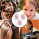 thumbnail image 5 of Lazos elásticos negros para el cabello, bandas de goma, Mini soporte de cola de caballo suave de polibanda para niños, paquete de niñas, 5 of 5