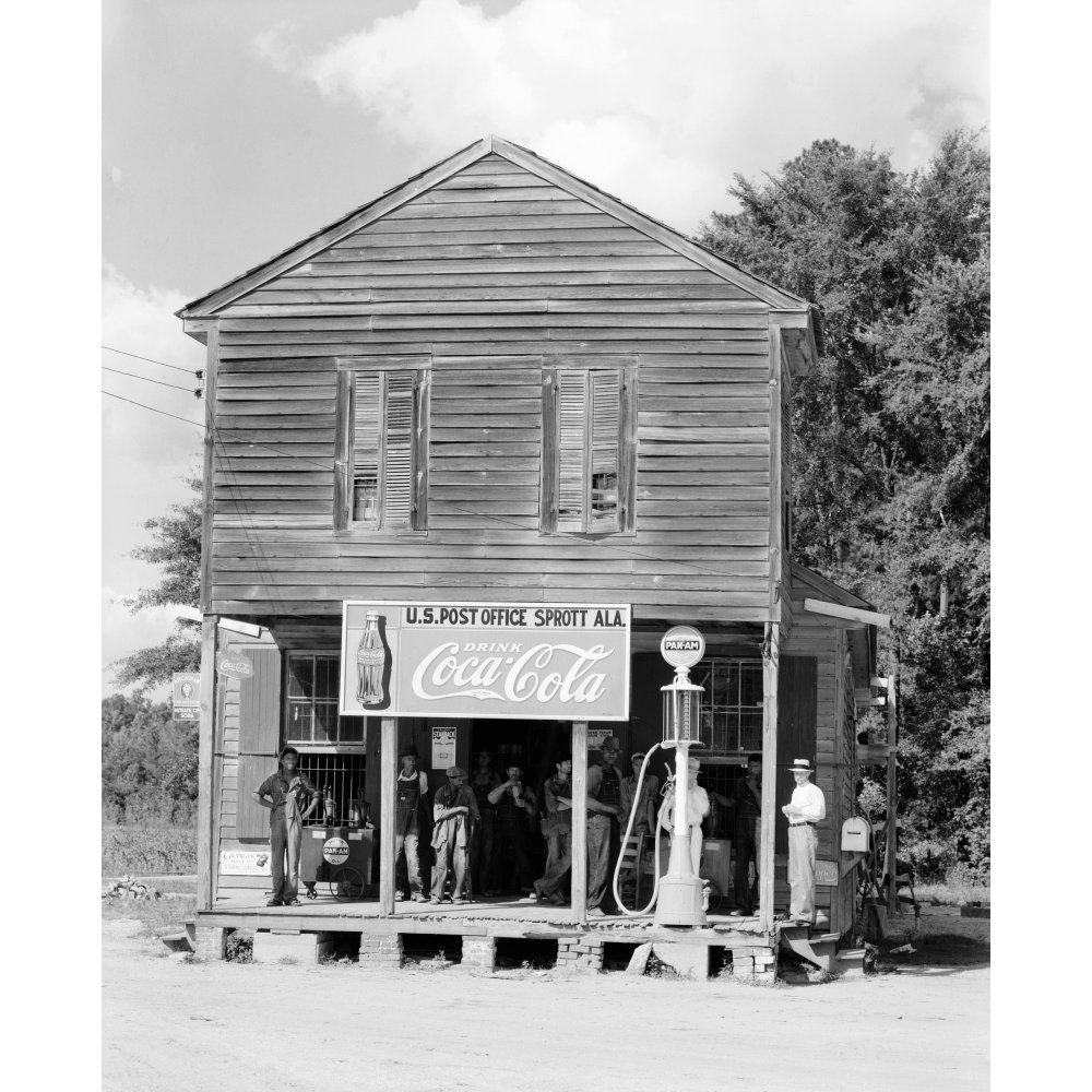 Alabama Post Office Na Crossroads Post Office With A General Store And