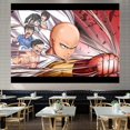 thumbnail image 1 of Tapiz para colgar en la pared Ones Punchs Mans Saitamas, 150 x 110 cm, 1 of 1
