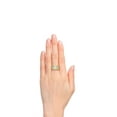 thumbnail image 2 of RYLOS Rings for Women 14K Gold Plated Silver Ring Classic Style 7X5MM Oval Gemstone &  Diamond Ring Exotic Opal African Jewelry Size 6, 2 of 7