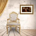 thumbnail image 3 of Barend Graat 24x17 Gold Ornate Framed and Double Matted Museum Art Print Titled - Allegory of Care in the Old Men's and Women's Hospital (1685), 3 of 4