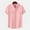 Pink, variant on Tungbrin Cotton Linen Shirts for Men Summer Lapel Short Sleeve Button down Shirts Big and Talls Beach Tops with Pockets
