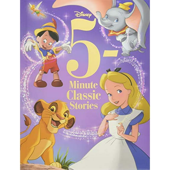 5-Minute Classic Stories by Disney (2018, Hardcover) NEW
