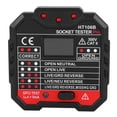 thumbnail image 2 of Outlet Tester HT106 Multi-function Socket Tester Electric Voltage Detector With LCD For Home And Professional Use, 2 of 8