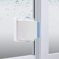 thumbnail image 1 of OKEFAN Paquete de 4 cerraduras de seguridad para ventanas corredizas para bebés para puertas de armarios de patio a prueba de niños, no se requieren herramientas de perforación (COLOR AL AZAR), 1 of 5