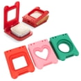 thumbnail image 1 of Sellador De Sándwich, Cortador Y Sellador De Sándwich Rectangular De Plástico De 3 Piezas En Forma De Corazón De Acero Inoxidable Para Loncheras, 1 of 7