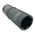 thumbnail image 2 of Thin Wall CR-MO Metric 19mm x 21mm Flip Socket for 1/2-inch Impact Drive Air Gun by TYK Industries, 2 of 5