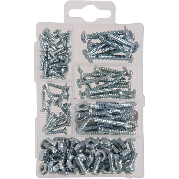 Hillman Fastener Kit Home Assortment - Steel, Silver - 150 Piece Pack Of 1