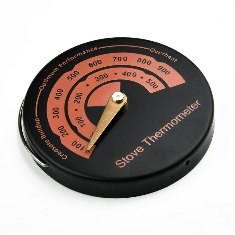 Magnetic Wood Stove Pipe Fireplace Heat Temperature Gauge Thermometer  Tester USA