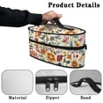 thumbnail image 5 of HELLHERO Flower Travel Irons Carrying Organizer 11.8x6.69x5.5 Inches Easy to Carry for Handheld Steams Iron(Case Only), 5 of 6