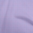 thumbnail image 1 of oneOone Velvet Medium Purple Fabric Stars Sewing Craft Projects Fabric Prints By Yard 58 Inch Wide, 1 of 4